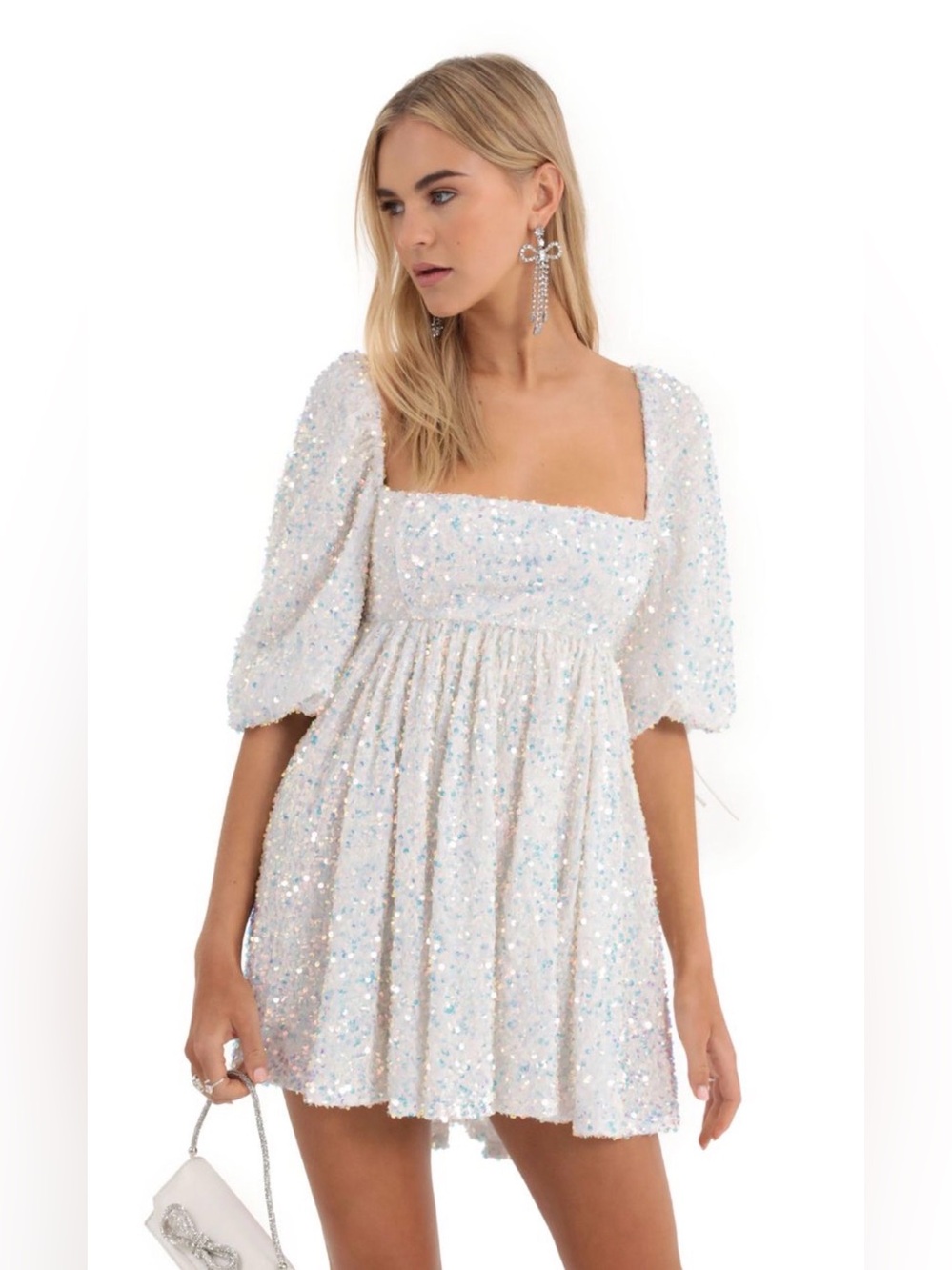 NWOT Lucy In The Sky Sequin Baby Doll